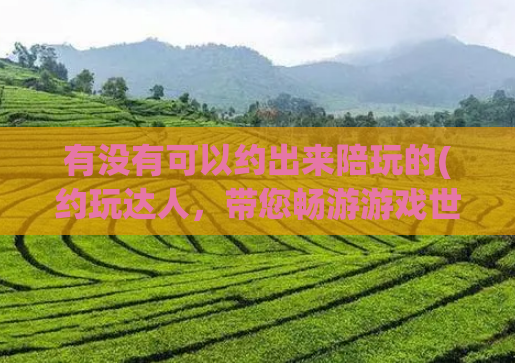 有没有可以约出来陪玩的(约玩达人，带您畅游游戏世界！)