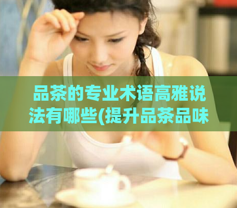 品茶的专业术语高雅说法有哪些(提升品茶品味的专业术语与高雅措辞)