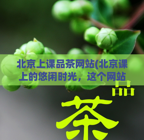 北京上课品茶网站(北京课上的悠闲时光,这个网站就够了!)
