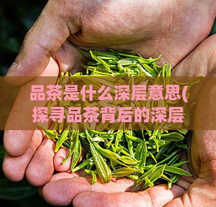 品茶是什么深层意思(探寻品茶背后的深层含义)