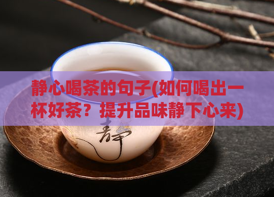 静心喝茶的句子(如何喝出一杯好茶？提升品味静下心来)