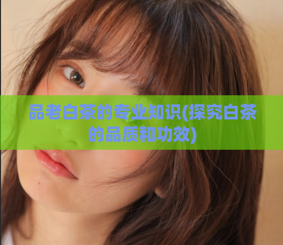 品老白茶的专业知识(探究白茶的品质和功效)