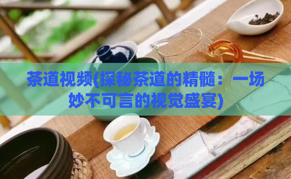 茶道视频(探秘茶道的精髓：一场妙不可言的视觉盛宴)