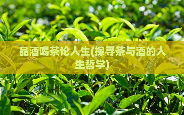 品酒喝茶论人生(探寻茶与酒的人生哲学)