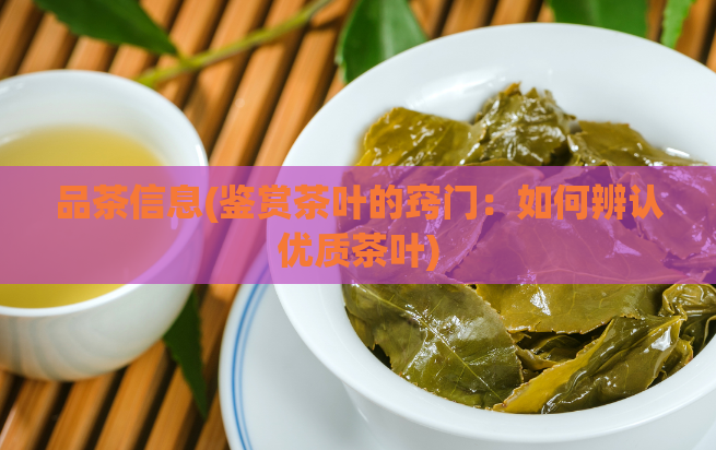 品茶信息(鉴赏茶叶的窍门：如何辨认优质茶叶)