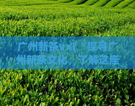 广州新茶vx(“探寻广州新茶文化,了解这座城市里的茶叶秘密”)