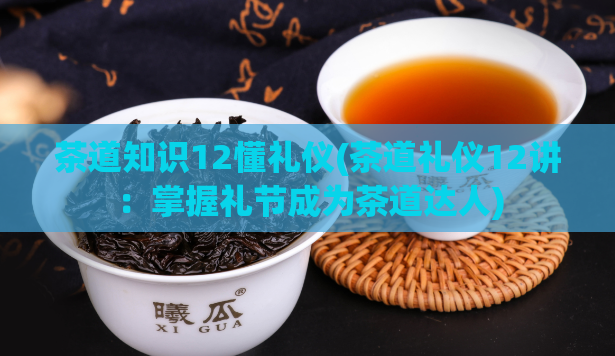 茶道知识12懂礼仪(茶道礼仪12讲：掌握礼节成为茶道达人)