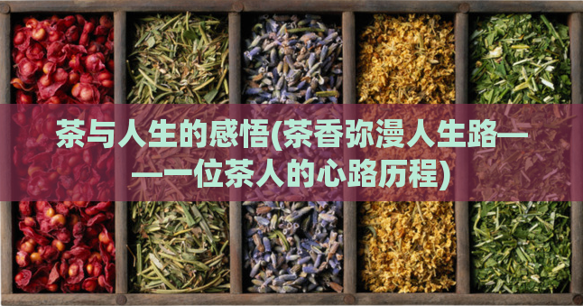 茶与人生的感悟(茶香弥漫人生路——一位茶人的心路历程)
