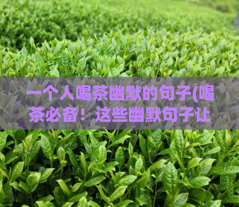 一个人喝茶幽默的句子(喝茶必备！这些幽默句子让你更懂茶文化)