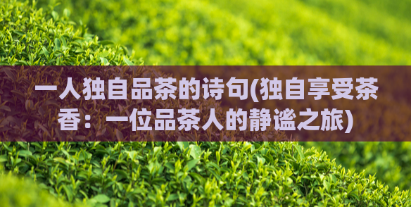 一人独自品茶的诗句(独自享受茶香：一位品茶人的静谧之旅)