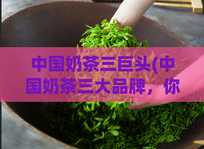 中国奶茶三巨头(中国奶茶三大品牌,你知道几个?)