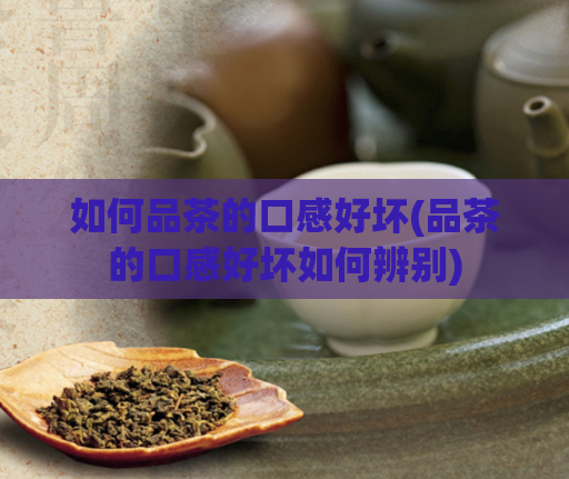 如何品茶的口感好坏(品茶的口感好坏如何辨别)