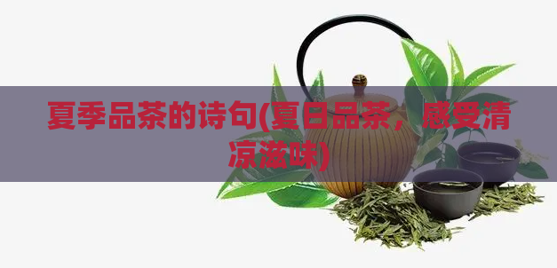 夏季品茶的诗句(夏日品茶,感受清凉滋味)