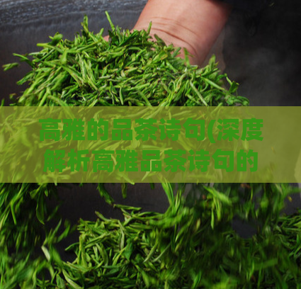高雅的品茶诗句(深度解析高雅品茶诗句的知识与技巧)
