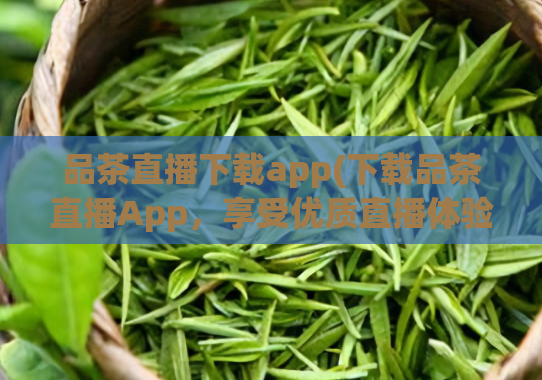 品茶直播下载app(下载品茶直播App,享受优质直播体验)