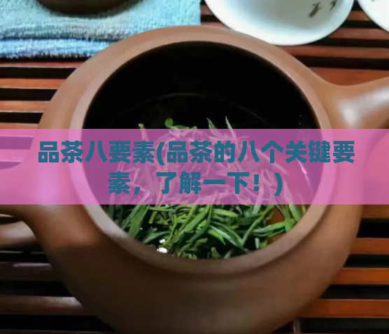 品茶八要素(品茶的八个关键要素，了解一下！)