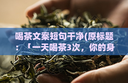 喝茶文案短句干净(原标题:「一天喝茶3次,你的身体会变得更好」每日喝三杯茶,身体更健康)