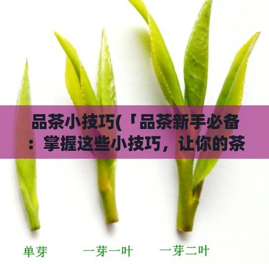 品茶小技巧(「品茶新手必备:掌握这些小技巧,让你的茶更香更好喝!」)