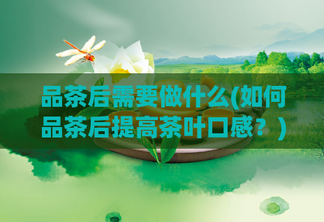 品茶后需要做什么(如何品茶后提高茶叶口感？)