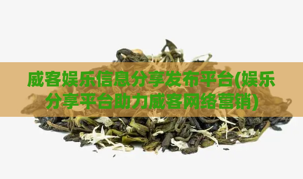 威客娱乐信息分享发布平台(娱乐分享平台助力威客网络营销)