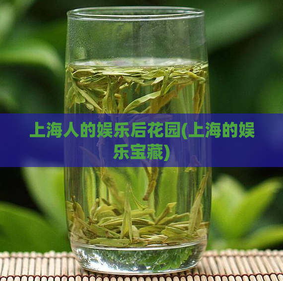 上海人的娱乐后花园(上海的娱乐宝藏)