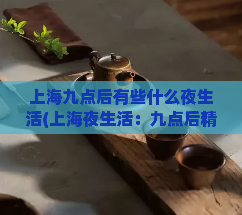 上海九点后有些什么夜生活(上海夜生活：九点后精彩不断)