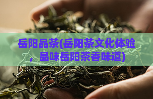 岳阳品茶(岳阳茶文化体验，品味岳阳茶香味道)