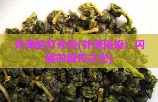 外滩的灯光秀(外滩璀璨：闪耀的城市之光)