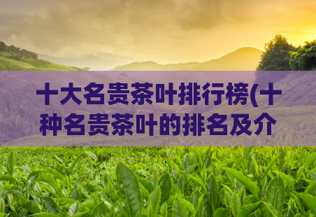 十大名贵茶叶排行榜(十种名贵茶叶的排名及介绍)