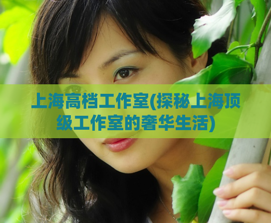 上海高档工作室(探秘上海顶级工作室的奢华生活)