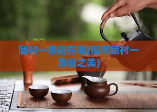 顾村一条街在哪(探寻顾村一条街之美)