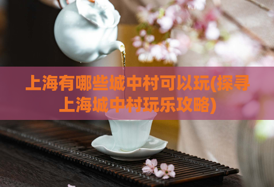 上海有哪些城中村可以玩(探寻上海城中村玩乐攻略)