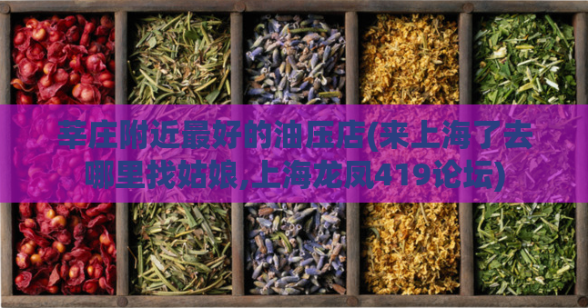 莘庄附近最好的油压店(来上海了去哪里找姑娘,上海龙凤419论坛)