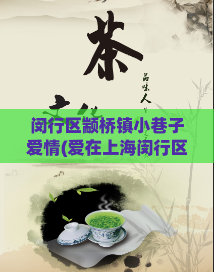 闵行区颛桥镇小巷子爱情(爱在上海闵行区的小巷里：“颛桥镇情人巷”)