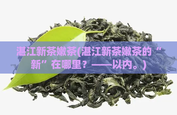 湛江新茶嫩茶(湛江新茶嫩茶的“新”在哪里？——以内。)