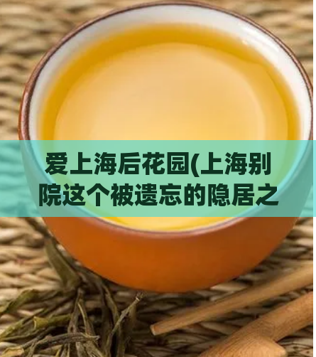 爱上海后花园(上海别院这个被遗忘的隐居之所，让你找回心灵的归属感)