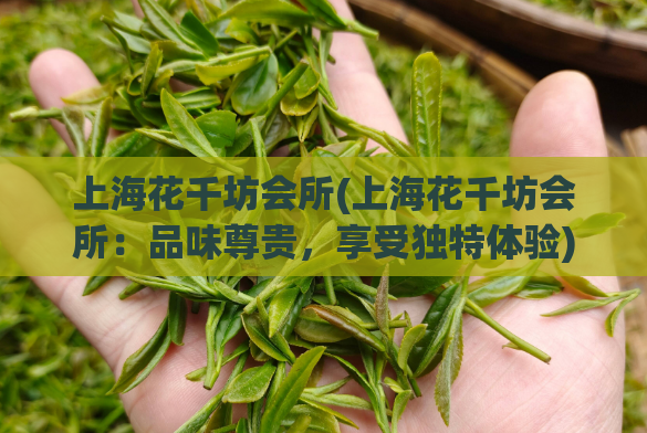 上海花千坊会所(上海花千坊会所：品味尊贵，享受独特体验)