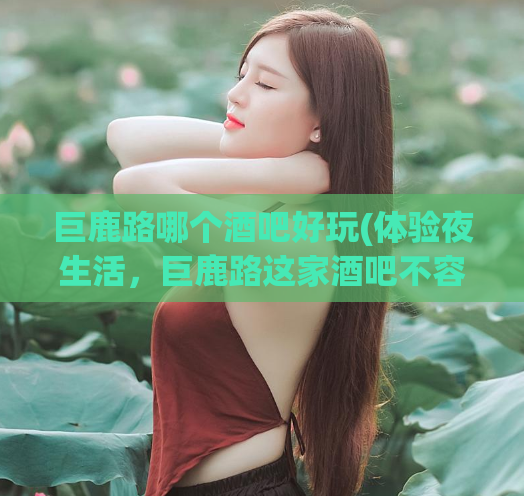 巨鹿路哪个酒吧好玩(体验夜生活,巨鹿路这家酒吧不容错过!)