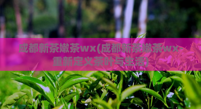 成都新茶嫩茶wx(成都新茶嫩茶wx-重新定义茶叶与生活)