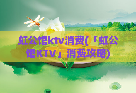 虹公馆ktv消费(「虹公馆KTV」消费攻略)