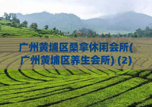 广州黄埔区桑拿休闲会所(广州黄埔区养生会所) (2)