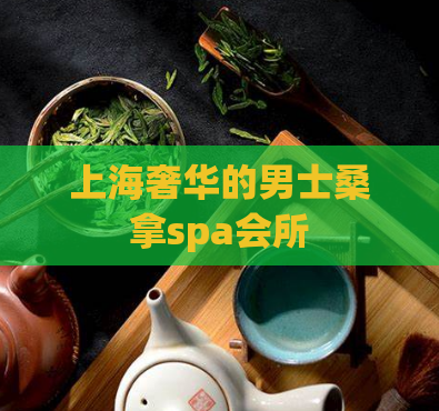 上海奢华的男士桑拿spa会所