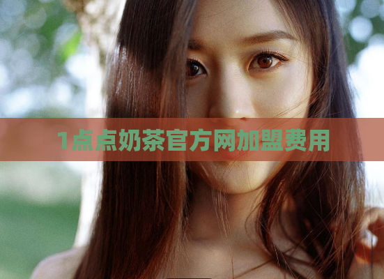 1点点奶茶官方网加盟费用