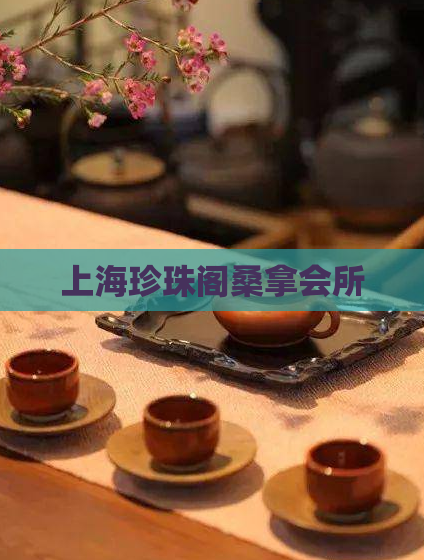 上海珍珠阁桑拿会所