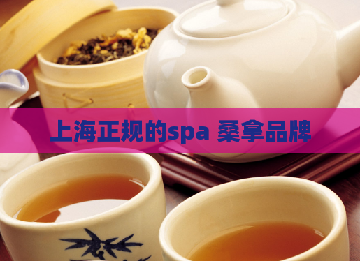 上海正规的spa 桑拿品牌