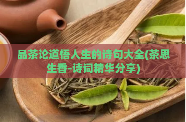 品茶论道悟人生的诗句大全(茶思生香-诗词精华分享)